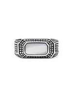 Unisex Sterling Silver Originals Jimmy Mop Ring