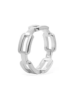 Unisex Sterling Silver Originals Troy Ring Set