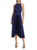 Renzo II Pleated Midi-Dress