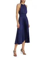 Renzo II Pleated Midi-Dress