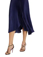 Renzo II Pleated Midi-Dress