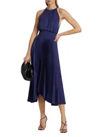 Renzo II Pleated Midi-Dress