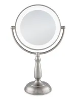 Dimmable Touch Ultra Bright Dual-Sided LED Lighted Vanity Mirror - 12X/1X Magnification