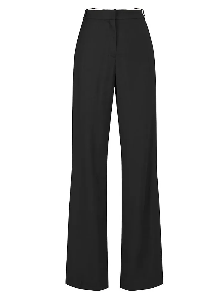 Aubrie High-Rise Wide-Leg Trousers