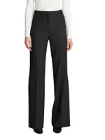 Aubrie High-Rise Wide-Leg Trousers