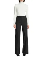 Aubrie High-Rise Wide-Leg Trousers