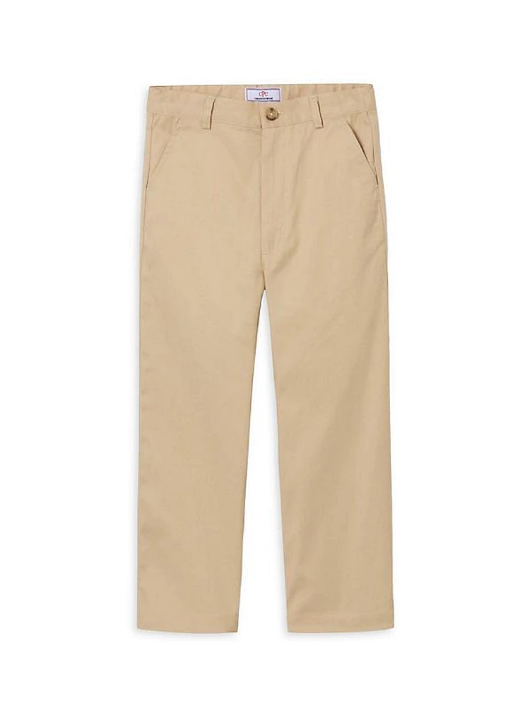 Little Boy's & Boy's Gavin Cotton Twill Pants