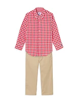 Little Boy's & Boy's Gavin Cotton Twill Pants