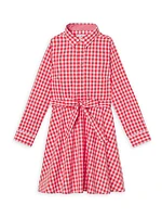 Little Girl's & Girl's Marlowe Gingham Shirtdress