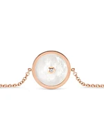 Enchanted Lotus 18K Rose Gold, Diamond, & Mother-Of-Pearl Bracelet