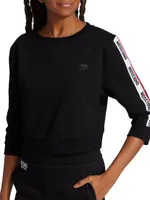 Core Stretch Cotton Crop Sweatshirt