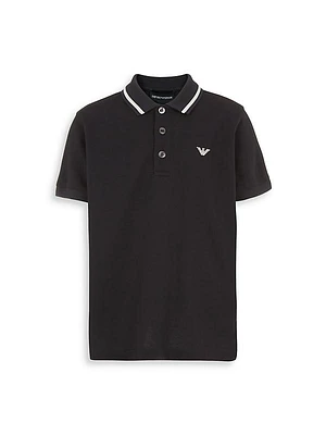 Little Boy's & Boy's Embroidered Logo Polo Shirt