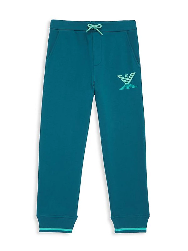 Little Boy's & Boy's Eagle Print Sweatpants