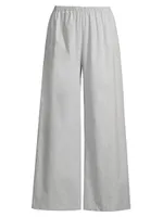 Cavani Cotton Wide-Leg Pants