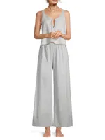 Cavani Cotton Wide-Leg Pants