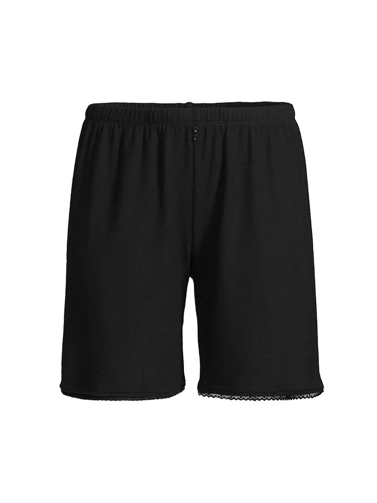 River Scallop Trim Sweat Shorts