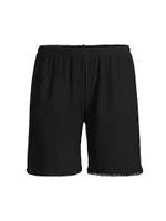 River Scallop Trim Sweat Shorts