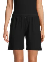 River Scallop Trim Sweat Shorts