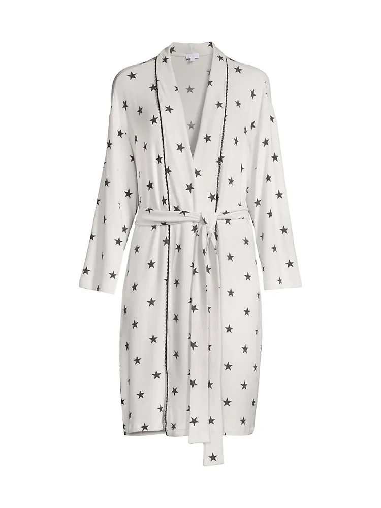 Rabia Star Print Robe