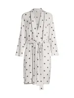 Rabia Star Print Robe