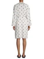 Rabia Star Print Robe