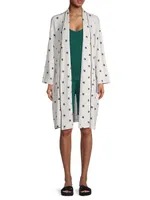 Rabia Star Print Robe