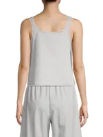 Lulu Cotton Tie-Front Tank