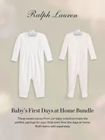 Baby Girl's Floral Organic Cotton Coverall