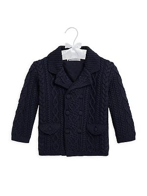 Baby Boy's Wool Knit Blazer