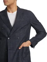 COLLECTION Windowpane Check Wool-Blend Suit