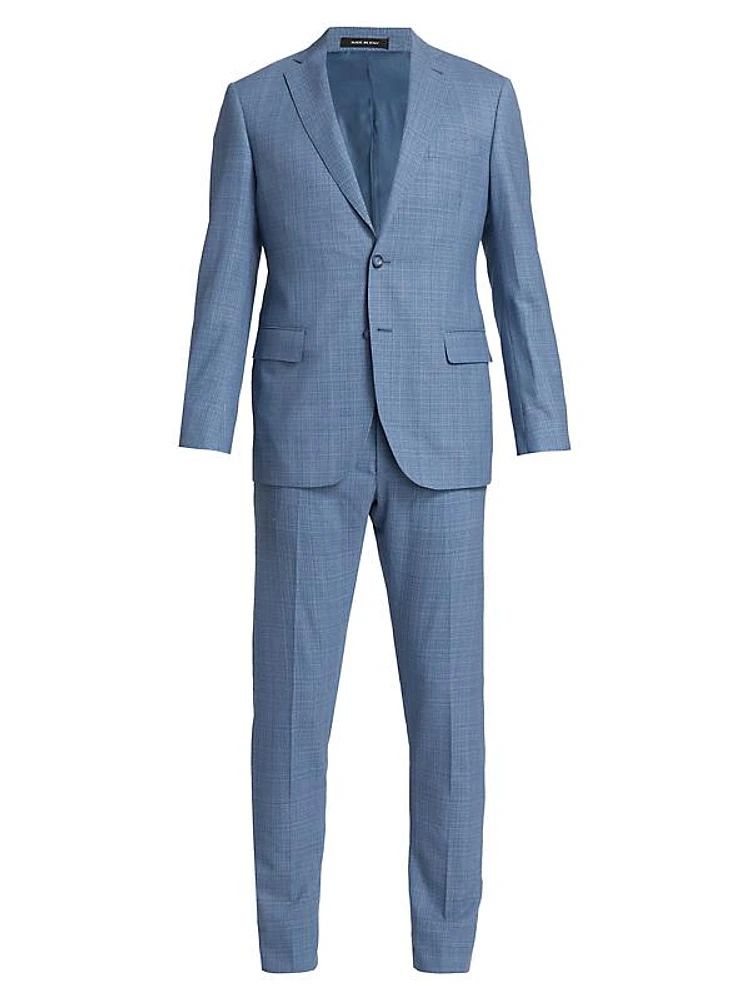 COLLECTION Wool Plaid Suit