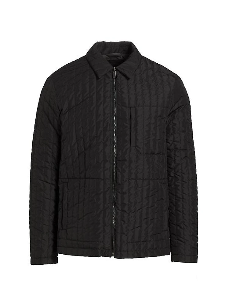 COLLECTION Vertical Quilted Shirt Jacket