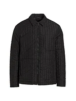 COLLECTION Vertical Quilted Shirt Jacket