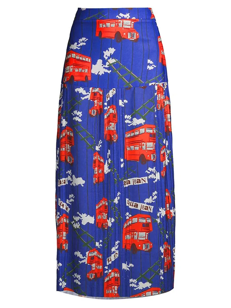 Bus-Print Skirt