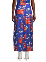 Bus-Print Skirt