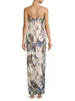 Finn Leafy Column Gown