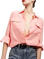 Signature Slim Silk Shirt