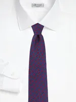 Neat Swirl Bean Silk Tie