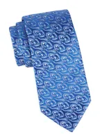 Rose Jacquard Silk Tie