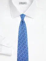 Rose Jacquard Silk Tie