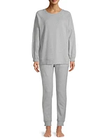 Heathered Cotton-Blend Sweatshirt