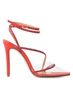 Dassy Sunset 2 Crystal-Embellished PVC Pumps