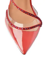 Dassy Sunset 2 Crystal-Embellished PVC Pumps