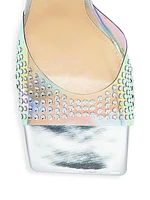 Crystal-Embellished Star Mules