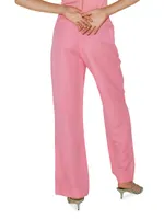 Tennessee Wide-Leg Boot-Cut Pants