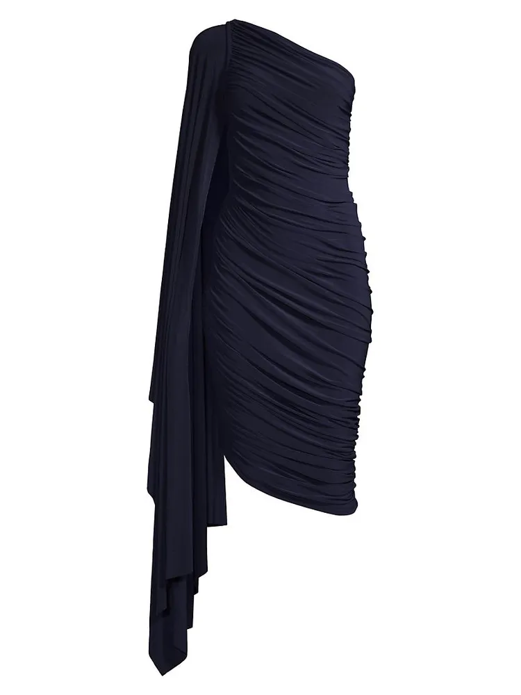 Diana Asymmetric Ruched Dress