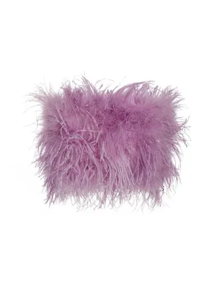 Zaina Feather Bustier Top