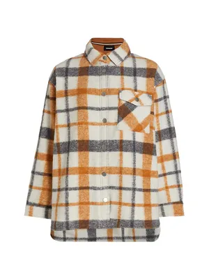 Plaid Fleece Jacket