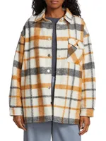 Plaid Fleece Jacket