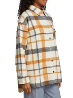 Plaid Fleece Jacket